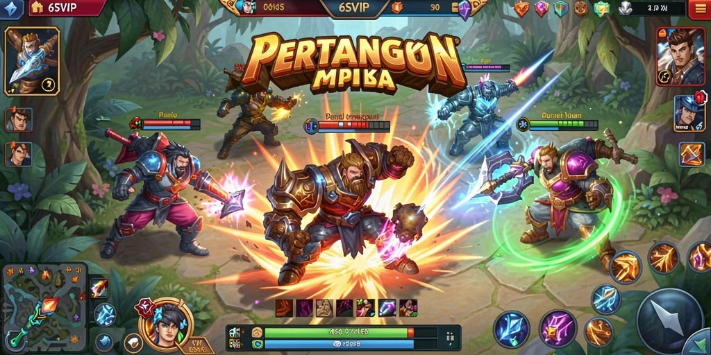 Tampilan gameplay <strong>6SVIP</strong> yang menegangkan dan penuh strategi.