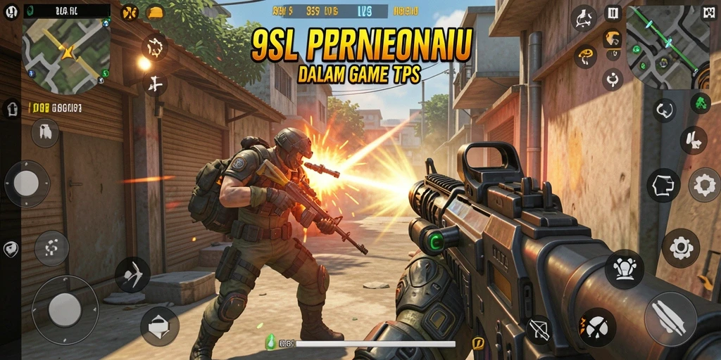 Tampilan menarik dari gameplay 9SL yang intens dan kompetitif.