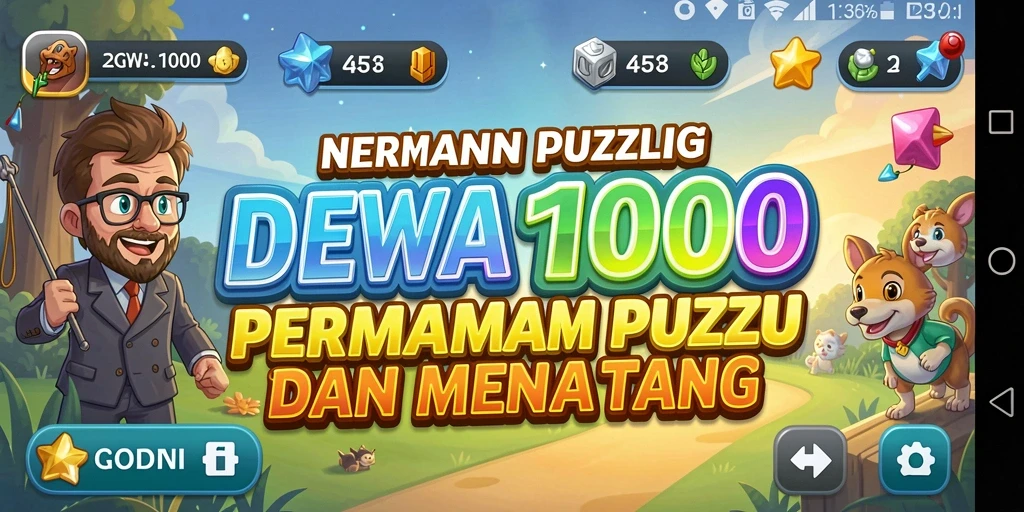Screenshot DEWA1000 yang menunjukkan gameplay seru dan menyenangkan.