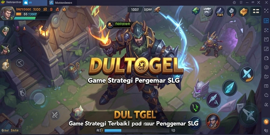 Screenshot gameplay DULTOGEL menunjukkan aksi strategi yang mendebarkan.