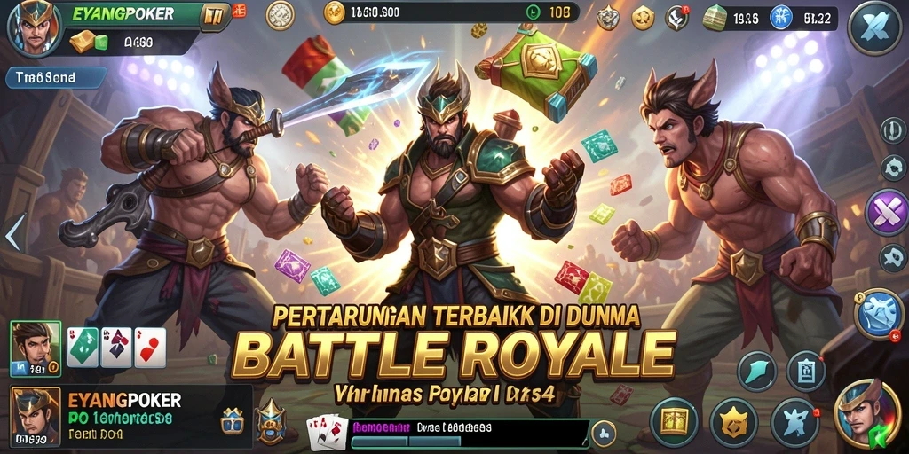 Tampilan action seru dari gameplay EYANGPOKER yang mendebarkan.