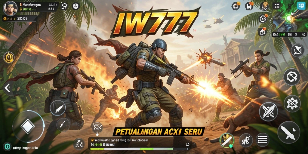 Tampilan gameplay IW777 yang mendebarkan dan penuh aksi.