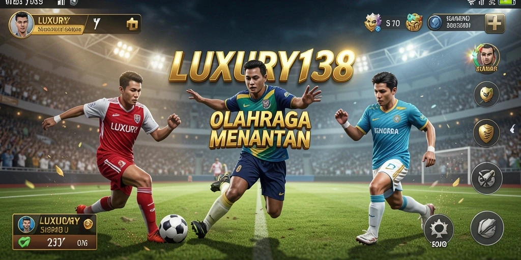 Tampilan gameplay seru di LUXURY138 dengan kompetisi olahraga.