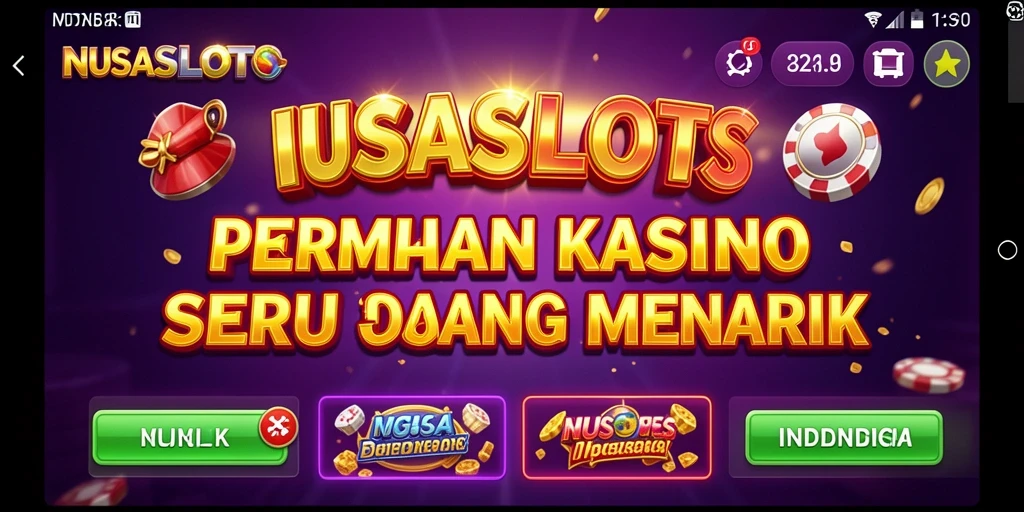 Gameplay menarik NUSASLOTS yang menampilkan grafik slot yang memukau.