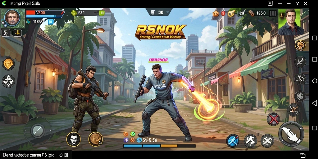 Tampilan gameplay RSNOK yang menegangkan dan strategis.