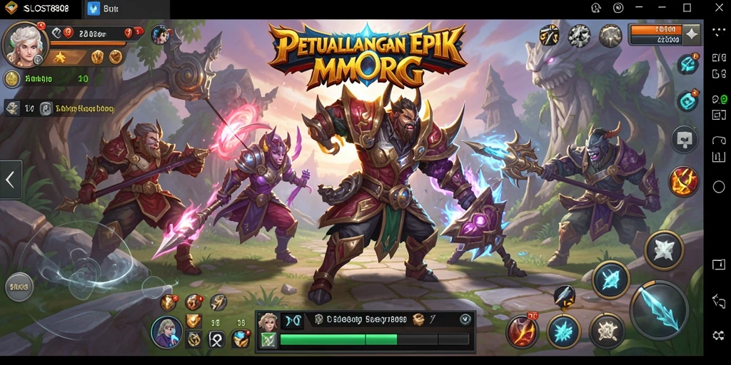 Gameplay SLOST8808 yang menarik dan imersif dalam dunia MMORPG.