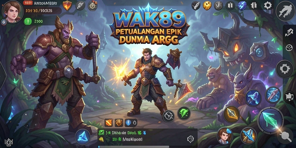 Tampilan menakjubkan dari gameplay ARPG WAK89 yang mendebarkan.